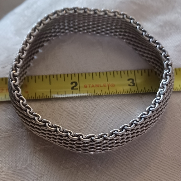Tiffany & Co Somerset Mesh Bracelet, SS - Picture 11 of 11